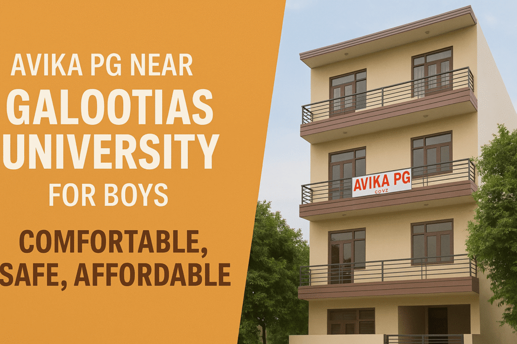best Pg near galgotias university for boys